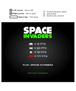 Space Invaders -Skills Learning Game 