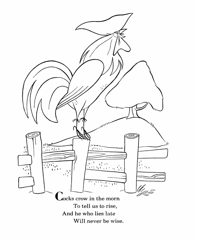 Nursery Rhymes Coloring page