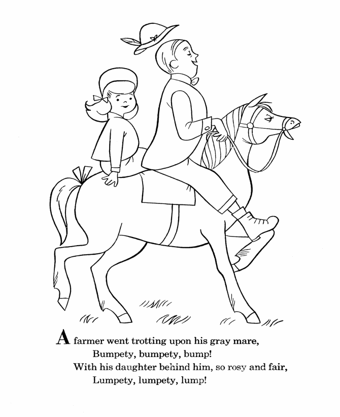 Nursery Rhymes Coloring page