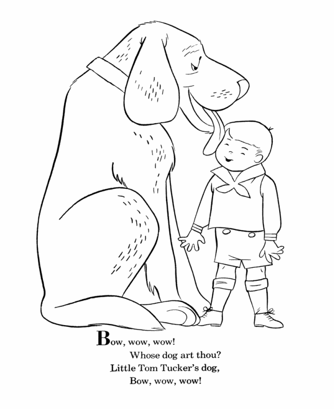 Nursery Rhymes Coloring page