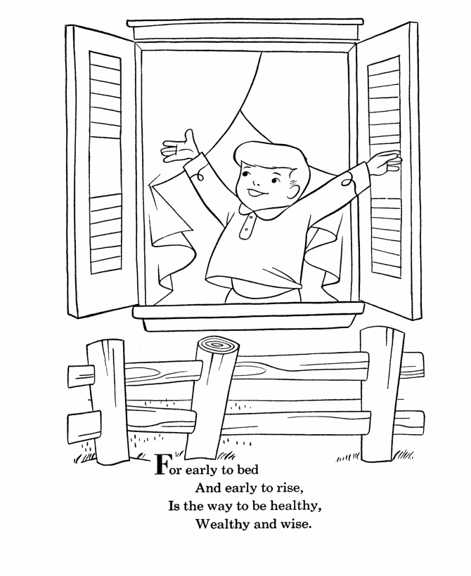 Nursery Rhymes Coloring page