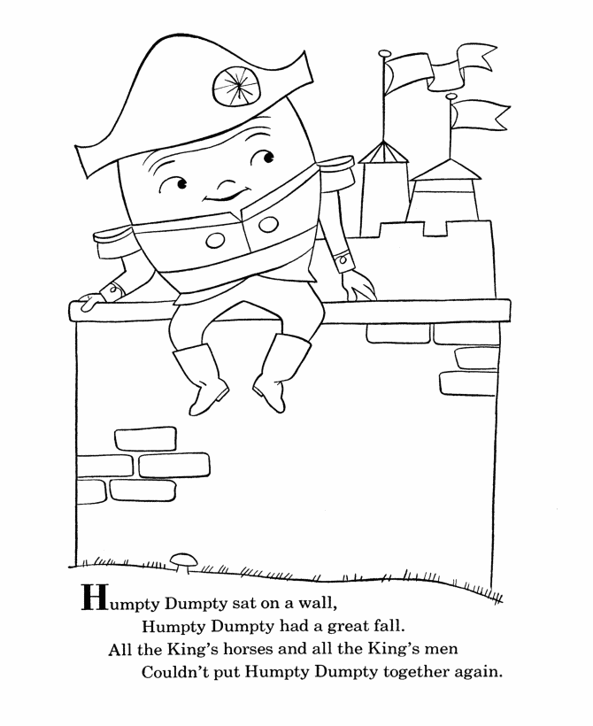 Nursery Rhymes Coloring page