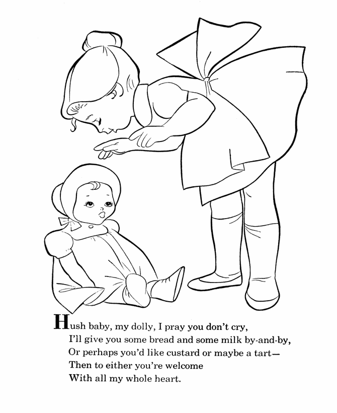 Nursery Rhymes Coloring page