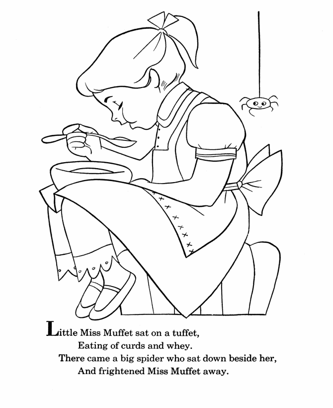 Nursery Rhymes Coloring page