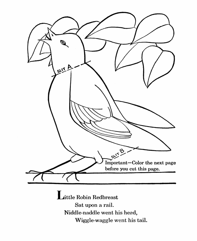 Nursery Rhymes Coloring page