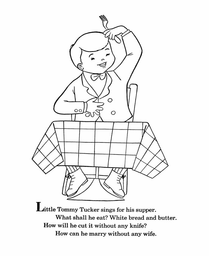 Nursery Rhymes Coloring page