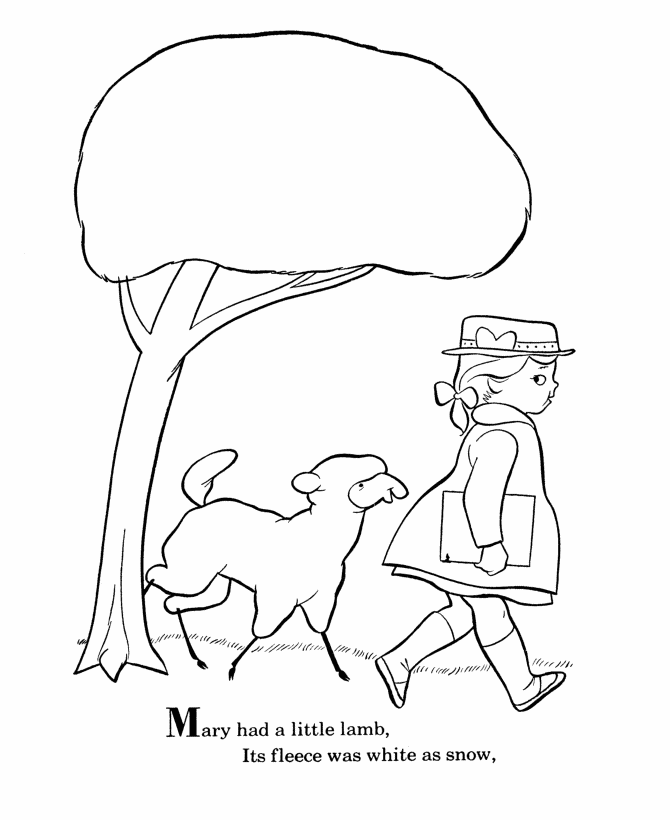 Nursery Rhymes Coloring page