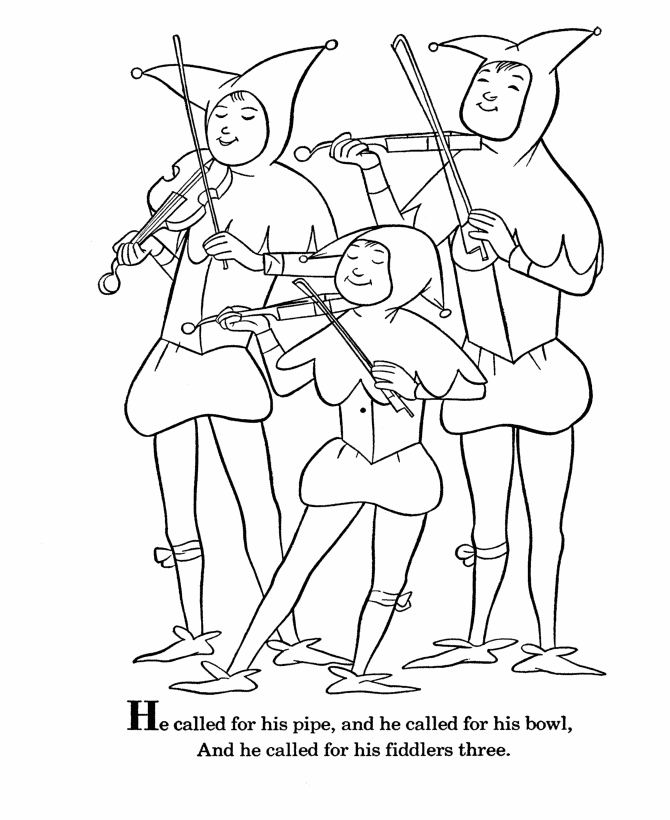 Nursery Rhymes Coloring page