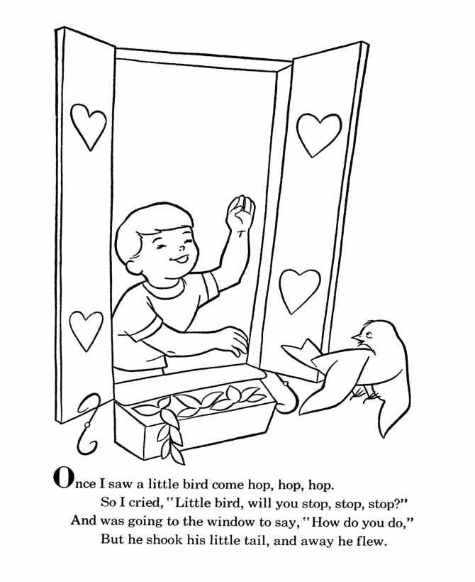 Nursery Rhymes Coloring page