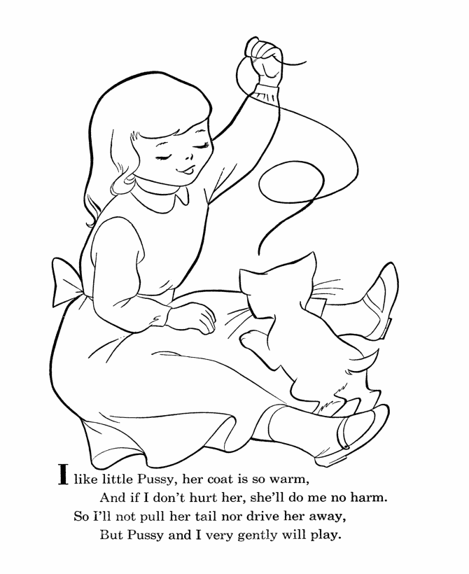 Nursery Rhymes Coloring page