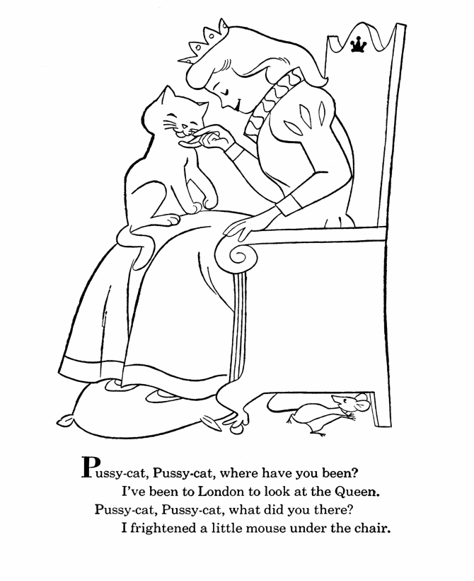 Nursery Rhymes Coloring page