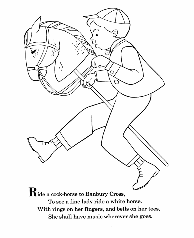 Nursery Rhymes Coloring page