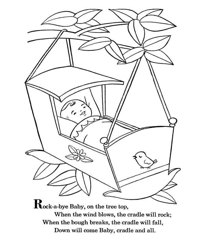 Nursery Rhymes Coloring page