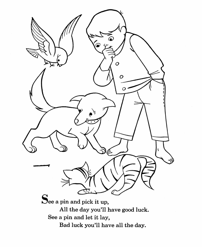 Nursery Rhymes Coloring page