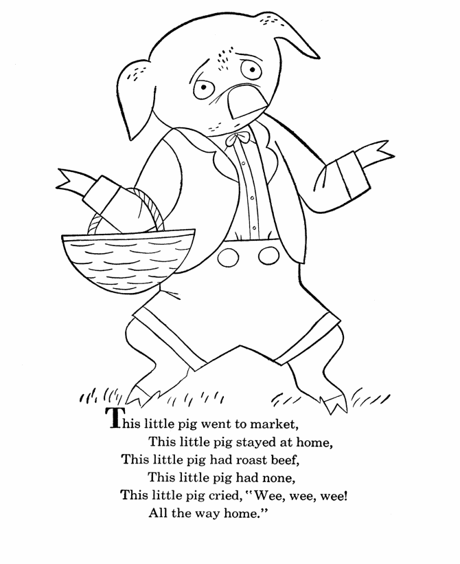 Nursery Rhymes Coloring page