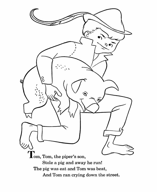 Nursery Rhymes Coloring page