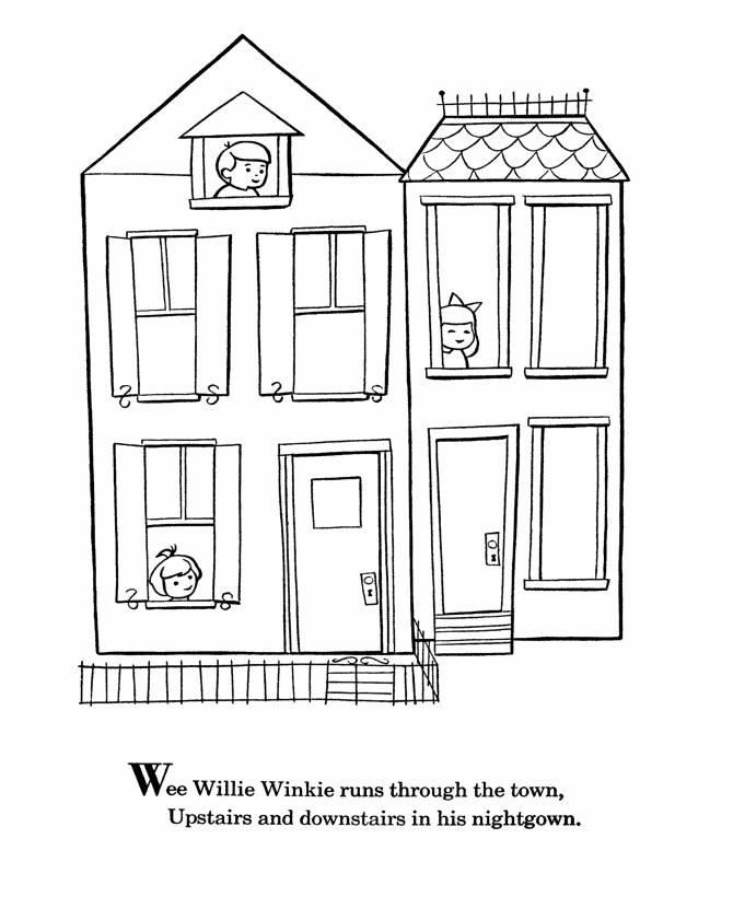 Nursery Rhymes Coloring page