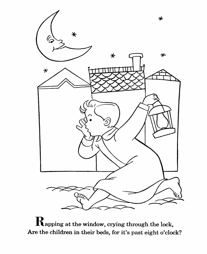 Nursery Rhymes Coloring page