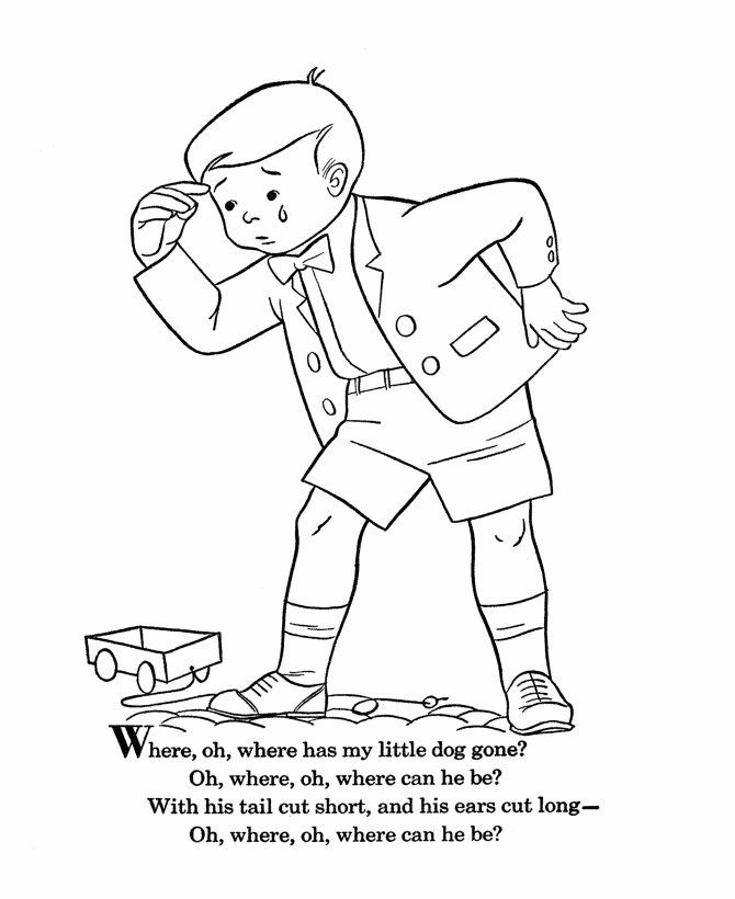 Nursery Rhymes Coloring page