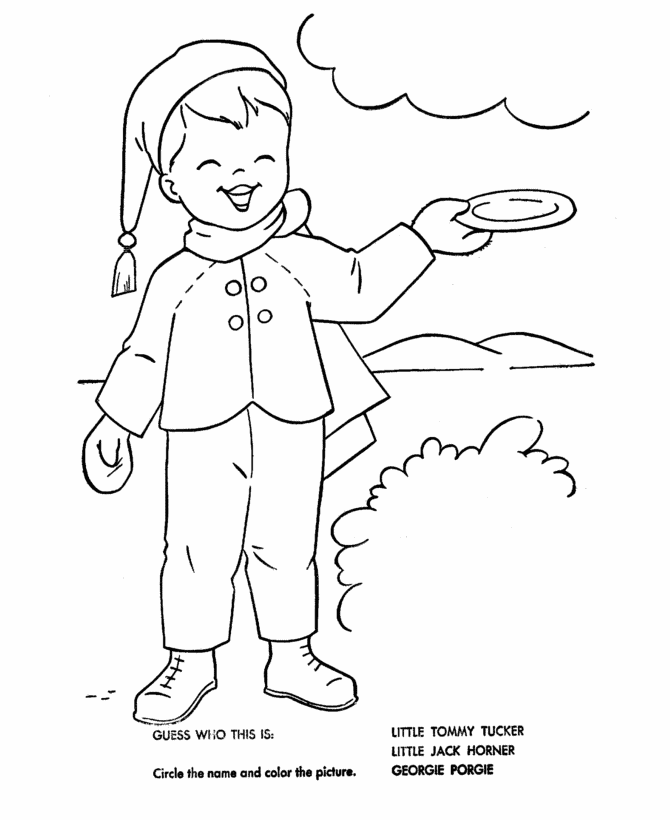 Nursery Rhymes Quiz Coloring page