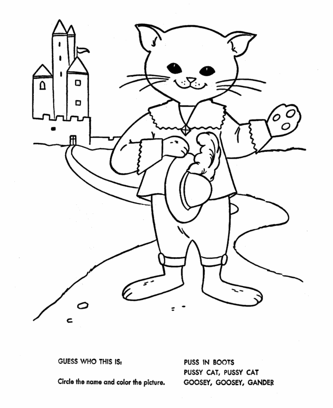 Nursery Rhymes Quiz Coloring page