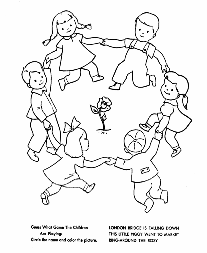 Nursery Rhymes Quiz Coloring page