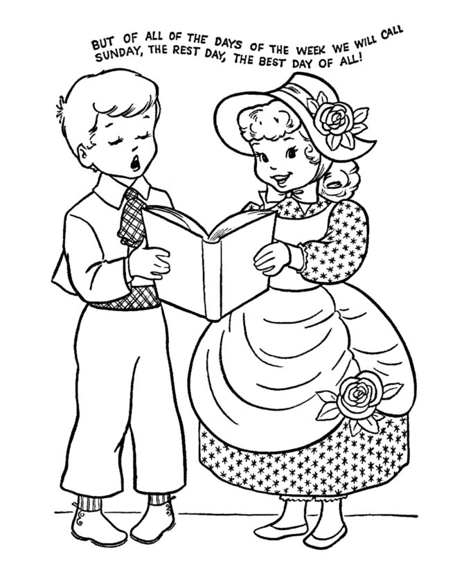 Nursery Rhyme Coloring page