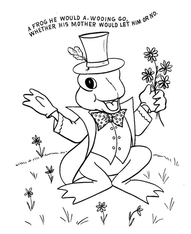 Nursery Rhyme Coloring page