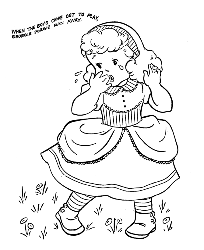 Nursery Rhyme Coloring page