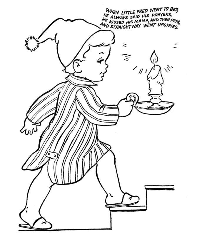 Nursery Rhyme Coloring page