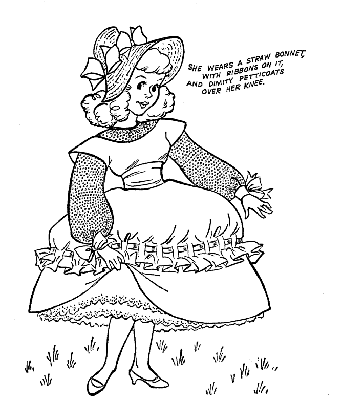 Nursery Rhyme Coloring page