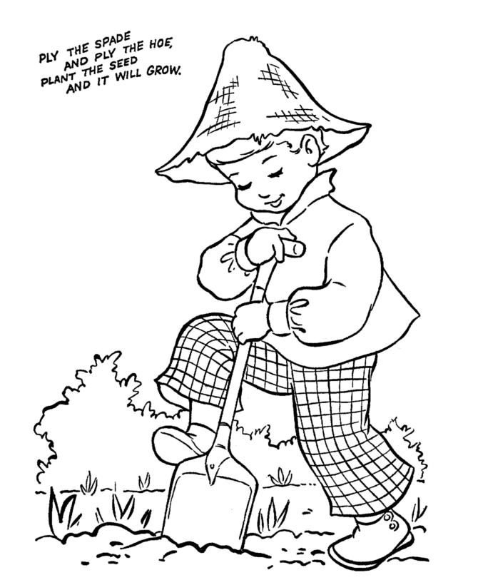 Nursery Rhyme Coloring page