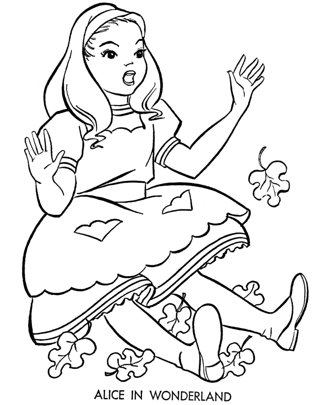 Nursery Rhyme Story Character Coloring page