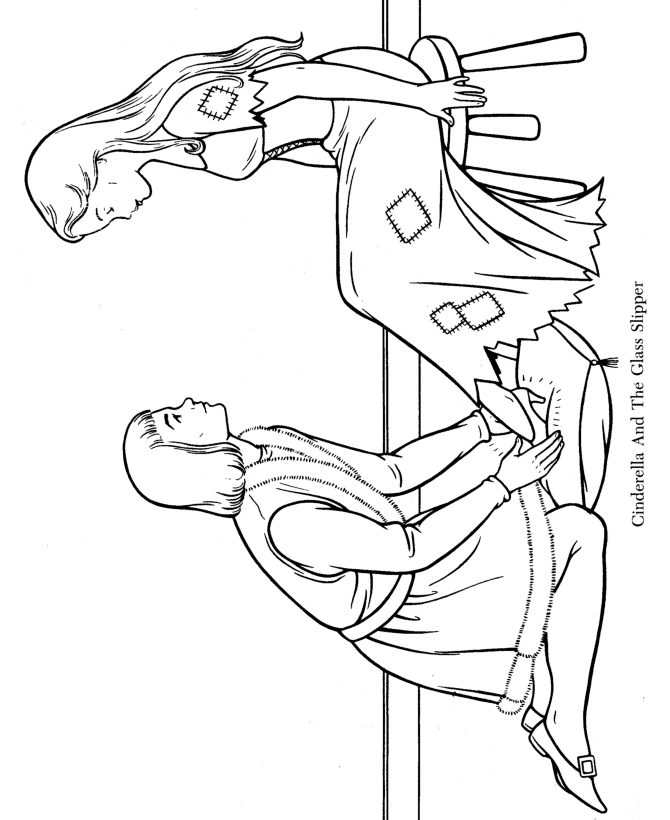 Nursery Rhyme Story Character Coloring page