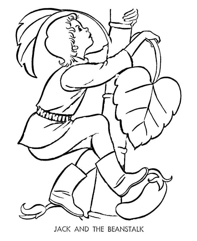 Nursery Rhyme Story Character Coloring page