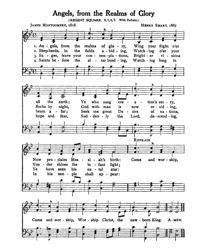 Christmas Carol - Music Sheets