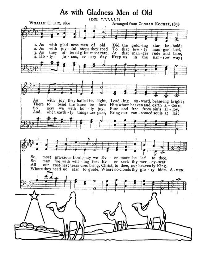 Christmas Carol - Music Sheets