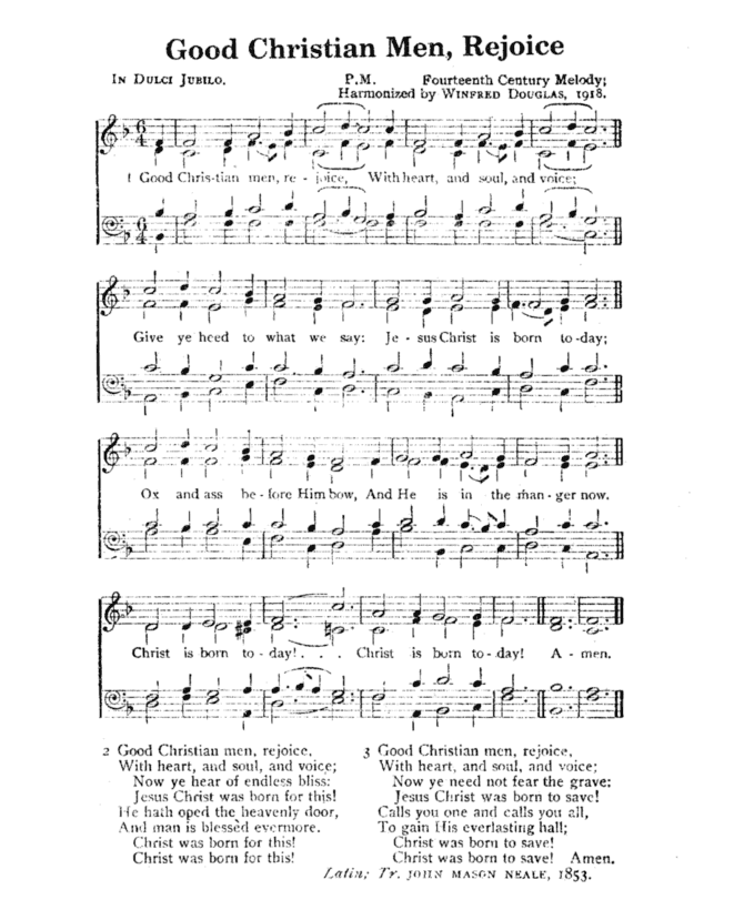 Christmas Carol - Music Sheets