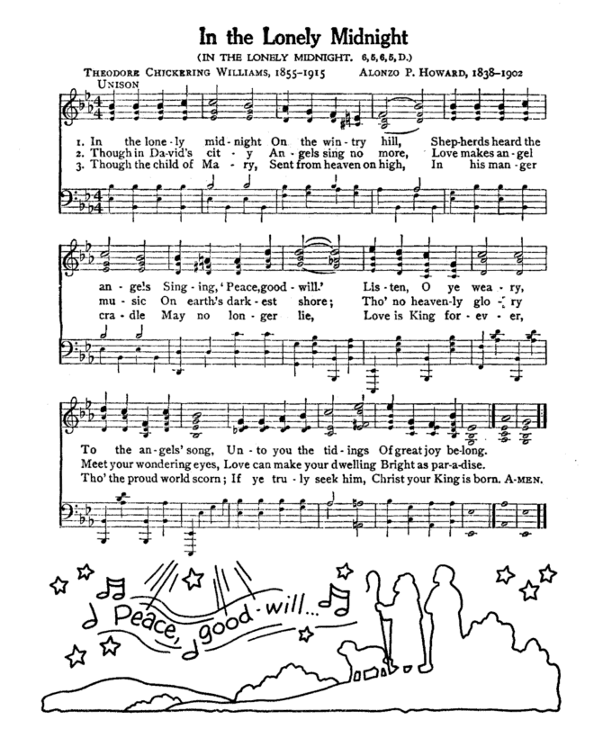 Christmas Carol - Music Sheets