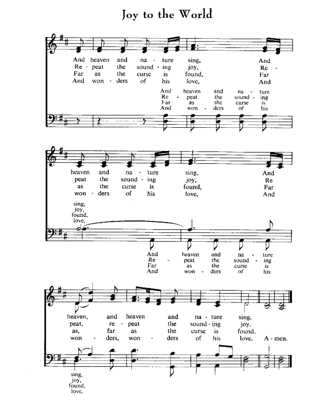 Christmas Carol - Music Sheets