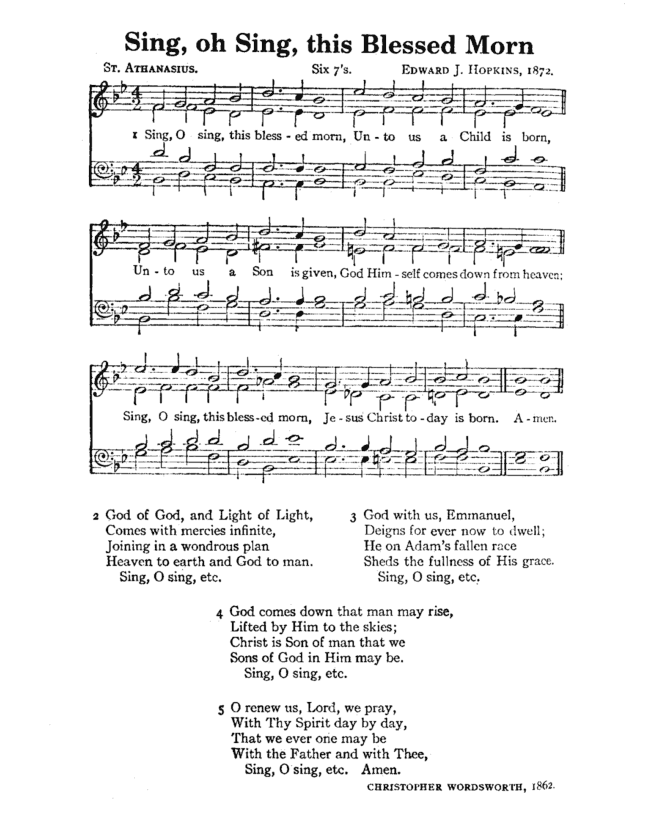 Christmas Carol - Music Sheets