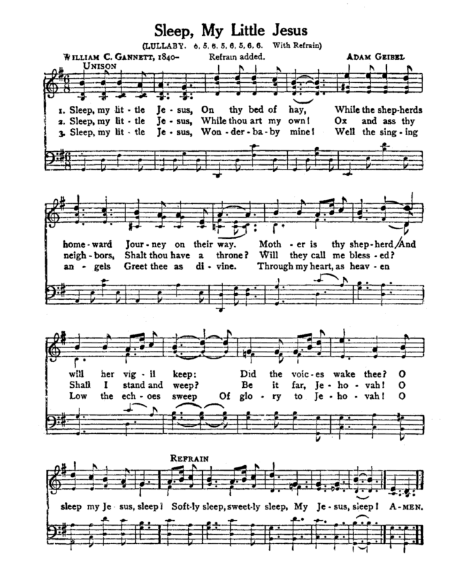 Christmas Carol - Music Sheets