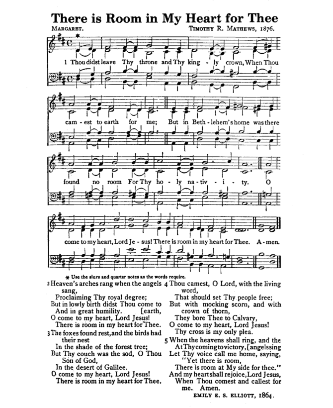 Christmas Carol - Music Sheets