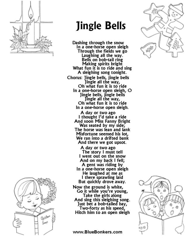 Jingle Bells with Lyrics, Christmas Songs HD