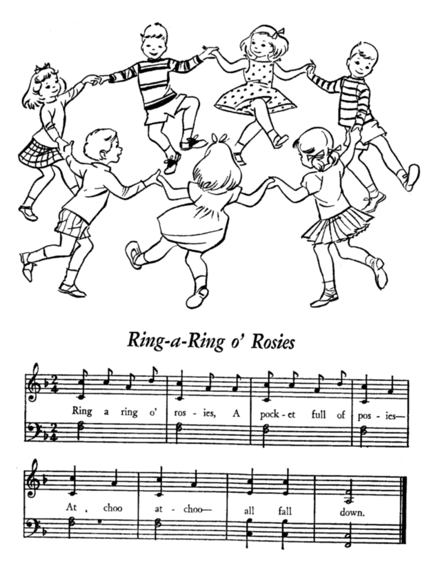 Printable Nursery Rhymes Lyrics sheet