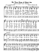 Christmas Hymns - Music Sheets 