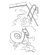 Summer Season theme coloring pages