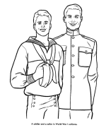 Armed Forces Day Coloring pages