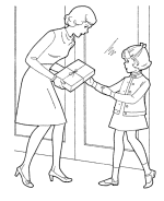 Mother's Day Coloring pages